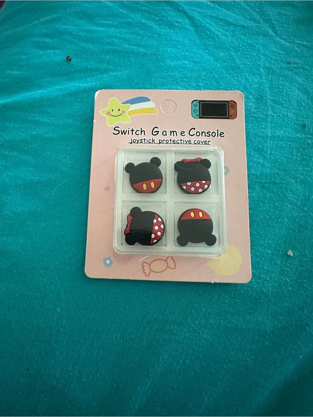 Nintendo grip cover in mickey n Minnie mouse
